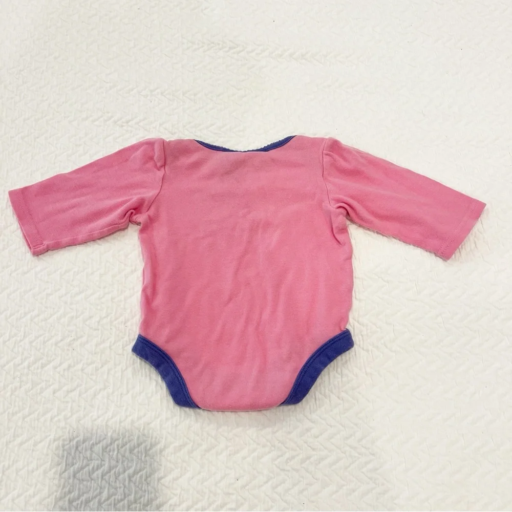 John Deere Baby Girl Outfit 6/9 Months Pink Purple Floral Tractor Skirt Pants